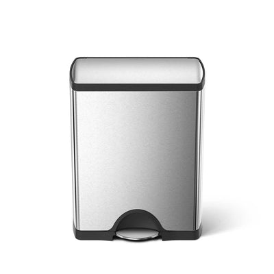 50L rectangular classic pedal bin