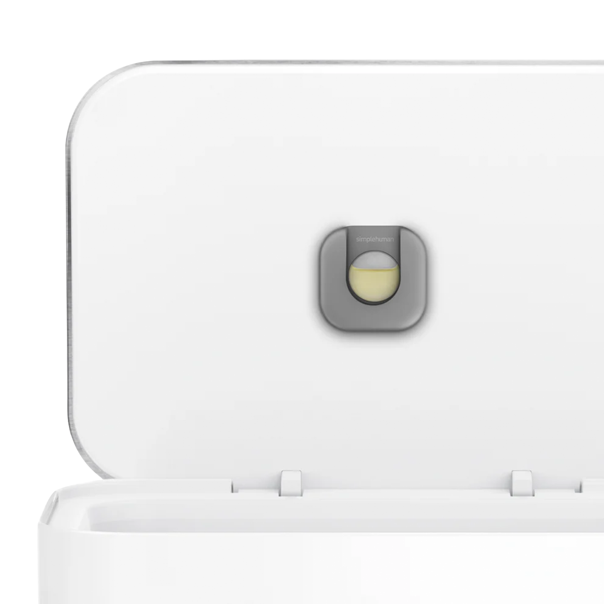 45 litre, rectangular pedal bin with liner pocket