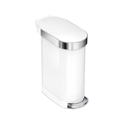 45L slim pedal binwhite