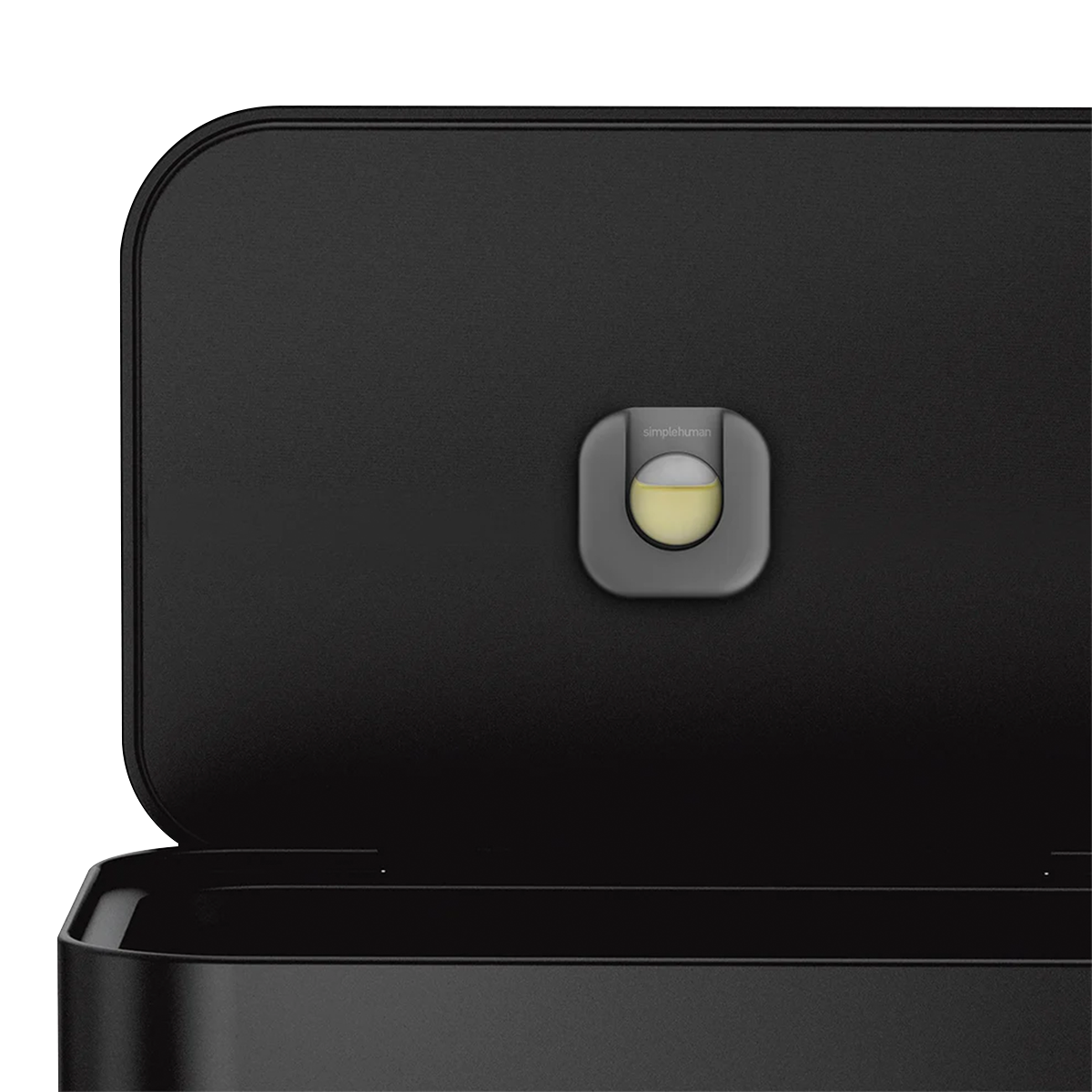 55 litre, rectangular pedal bin with liner pocket