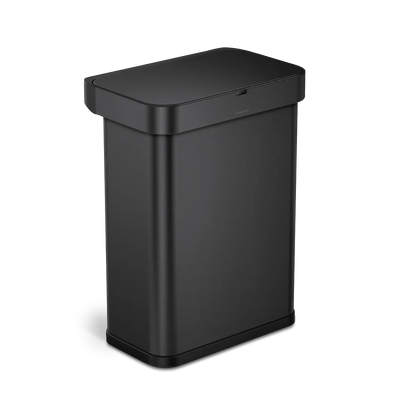 58L rectangular sensor binmatte black