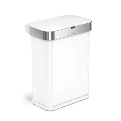 58L rectangular sensor binwhite