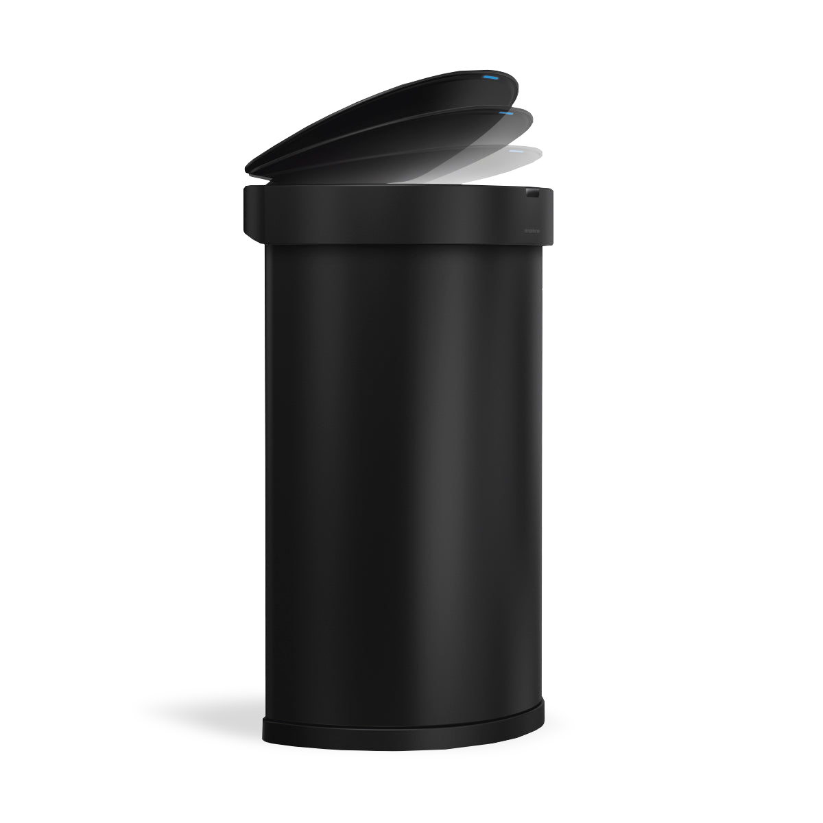 45 litre, semi-round sensor bin with liner pocket